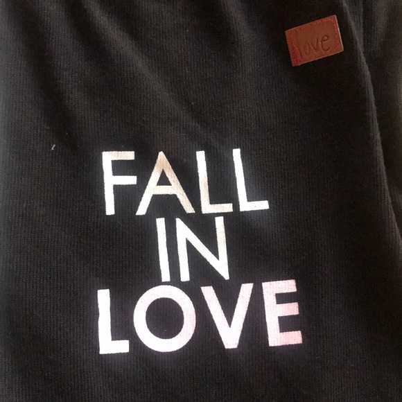 NWT PEACE LOVE WORLD Sweatpants fall in love ❤️ - Picture 5 of 6